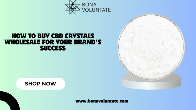 How to Buy CBD Crystals Wholesale for Your Brand's Success