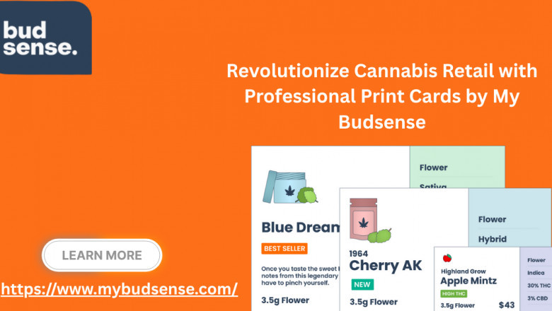Revolutionize Cannabis Retail with Professional Print Cards by My Budsense