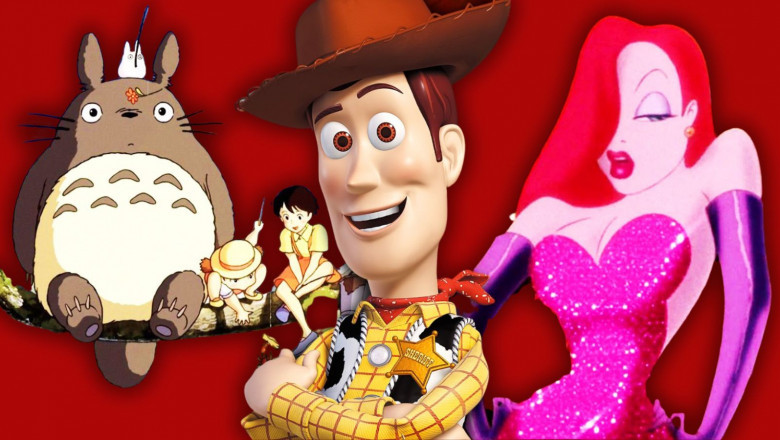 Attractive cartoon characters