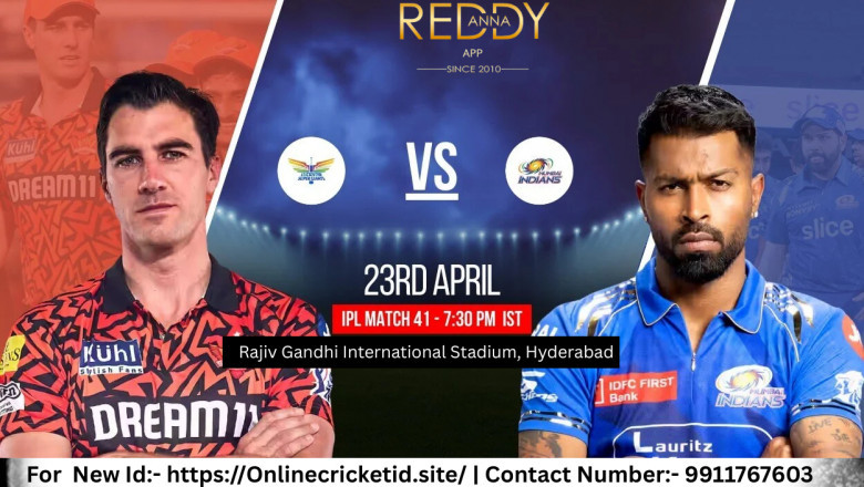 Online Cricket ID WhatsApp Number: Get Live Updates for Sunrisers Hyderabad vs Mumbai Indians – IPL 2025 Match 41 on April 23 at 7:30 PM IST
