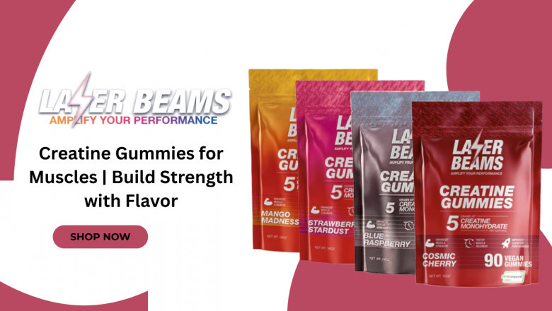 Creatine Gummies for Muscles | Build Strength with Flavor