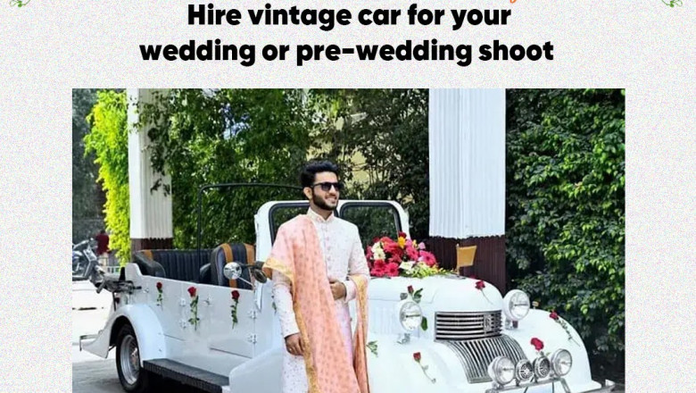 Vintage Car Rental in Jaipur | Royal Vintage Cars for Wedding & Events
