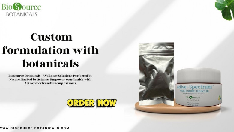 Botanical Wellness Reimagined: Custom Formulation with Botanicals for Holistic Health