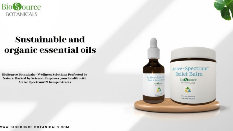 Embracing Sustainable and Organic Essential Oils: A Path to Holistic Wellness