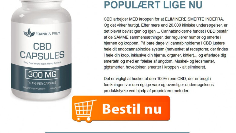 Frank & Frey CBD 300MG Capsules Reviews: Danmarks Bedste CBD Kapsler?