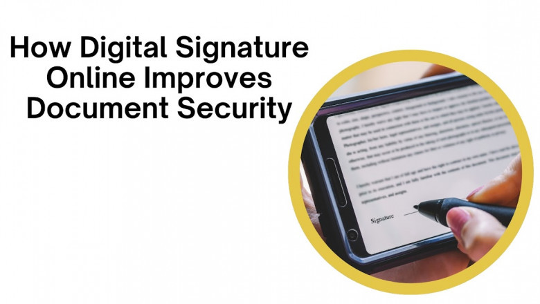 How Digital Signature Online Improves Document Security