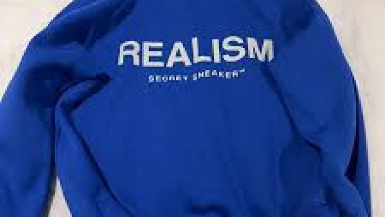 Realism Hoodie – Charcoal Black. Dust Gray. Earth Brown.
