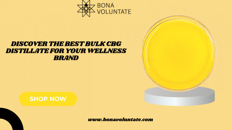 Discover the Best Bulk CBG Distillate for Your Wellness Brand