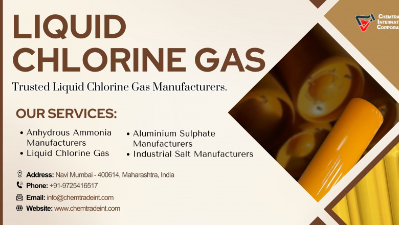 Trusted Liquid Chlorine Gas Manufacturer for Industrial Solutions