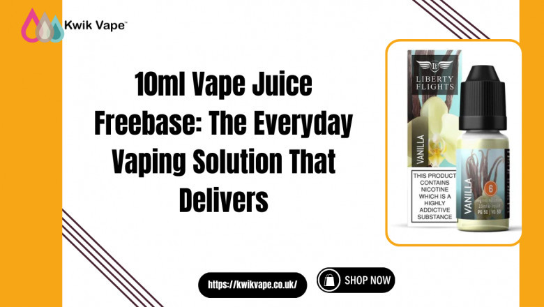 Kwik Vape 10ml Vape Juice Freebase | Smooth Daily E-Liquids