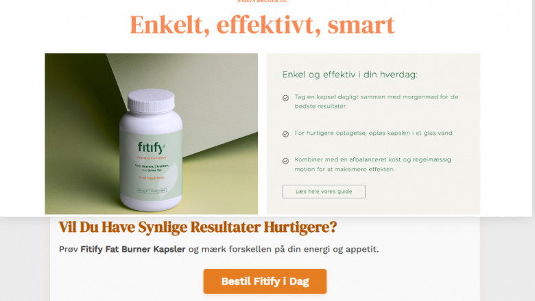 Fitify Danmark Anmeldelser: Naturlige Fat Burner Kapsler