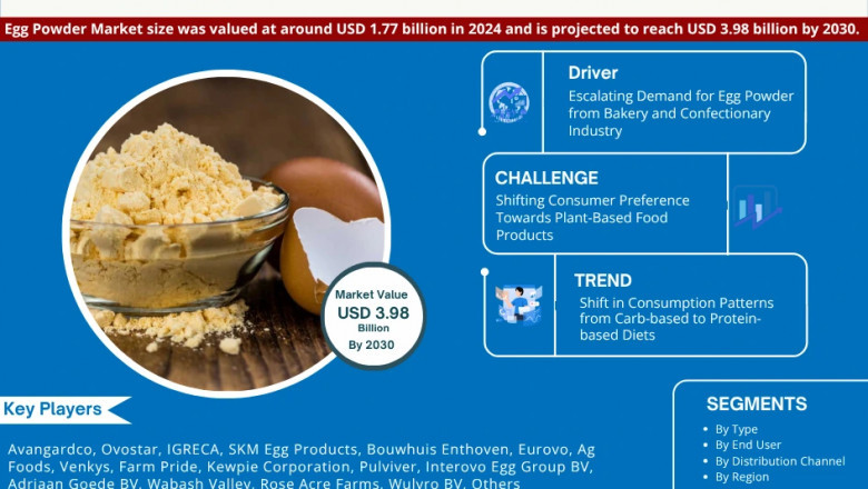 Global Egg Powder Market Set to Reach USD 3.98 Billion by 2030, Driven by Health Trends and Versatile Applications
