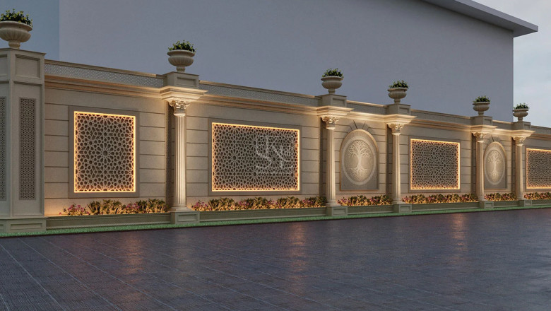 Elevate Your Property with a Unique Boundary Wall Design