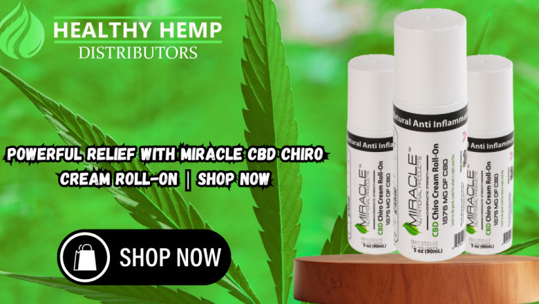 Powerful Relief with Miracle CBD Chiro Cream Roll-On | Shop Now