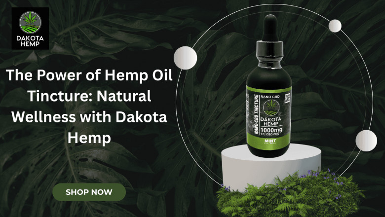 Hemp Oil Tincture by Dakota Hemp | Full Spectrum Organic Blend
