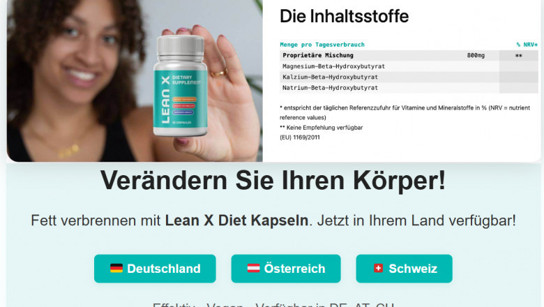 Lean X Diet Kapseln Bewertung: Natürlicher Gewichtsverlust in DE, AT, CH