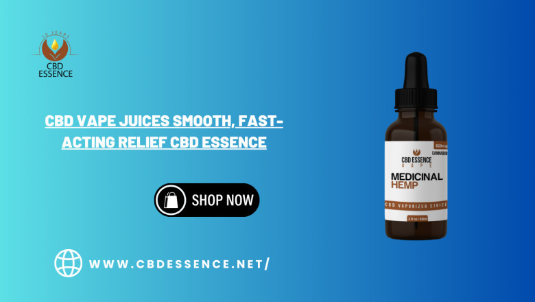 CBD Vape Juices Smooth, Fast-Acting Relief CBD Essence