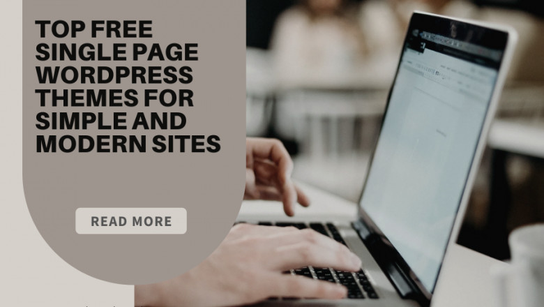 Top Free Single Page WordPress Themes for Simple and Modern Sites
