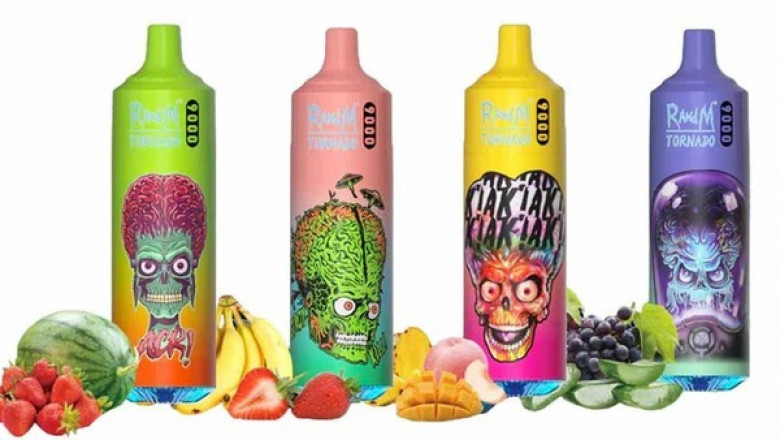 RandM Tornado 9000 Puffs Disposable Vape Box of 10