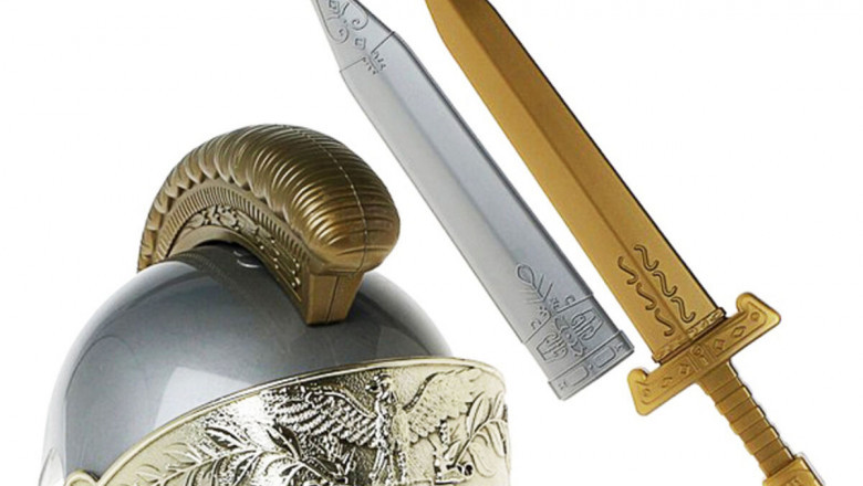 Set of Fancy Dress Accessories 50379 Golden- Qubyk UK
