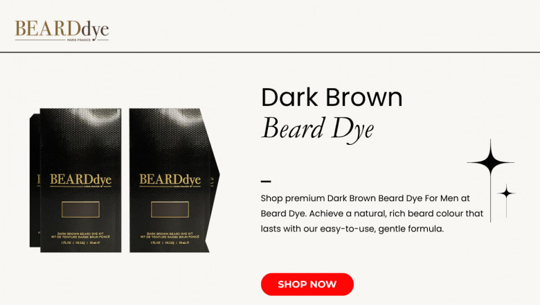 Dark Brown Beard Dye For Men: Natural, Long-Lasting Beard Colour Solutions