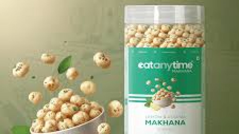Eat Anytime Lemon Pudina Makhana: The Perfect Guilt-Free Snack with a Zesty Twist