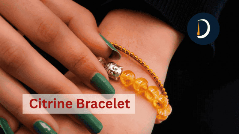 Citrine Bracelet To Attract Success and Clear Thinking