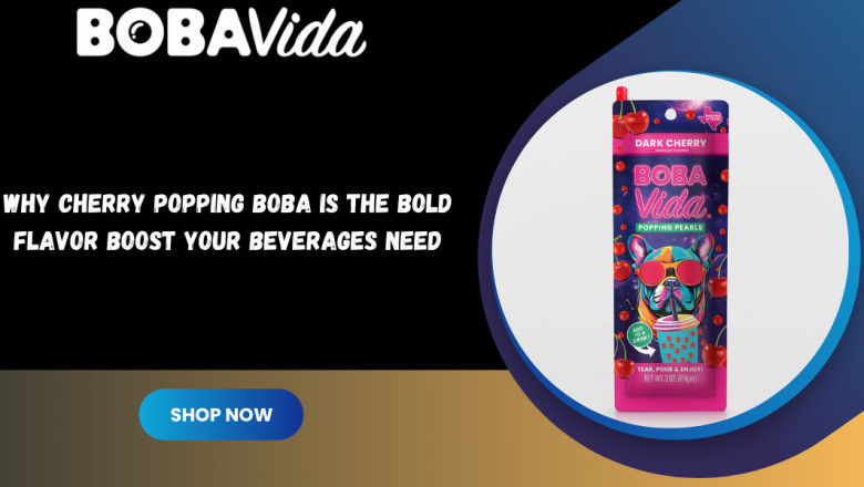 Why Cherry Popping Boba Is the Bold Flavor Boost Your Beverages Need