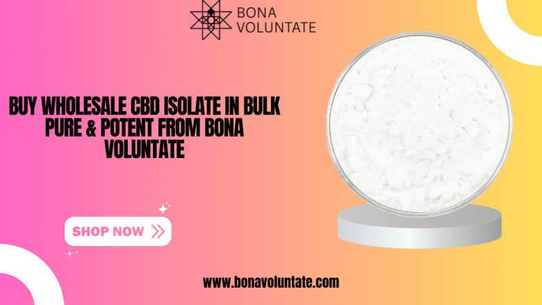 Buy Wholesale CBD Isolate in Bulk | Bona Voluntate