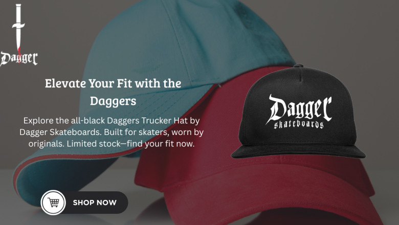 Elevate Your Fit with the Daggers Trucker Hat from Laguna Beach’s Skate Culture