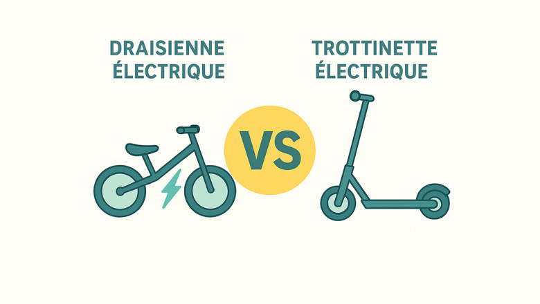 Draisienne Électrique vs Trottinette Électrique : Quel Choix Faire ?