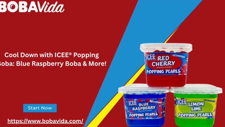 Cool Down with ICEE® Popping Boba: Blue Raspberry Boba &amp; More!