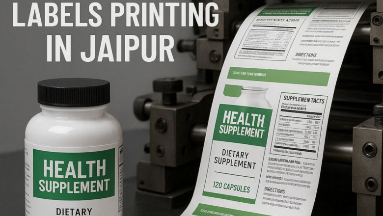 Health Supplements Labels Printing in Jaipur: Enhancing Brand Identity
