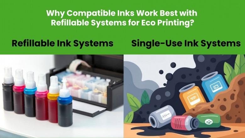 Why Compatible Inks Work Best with Refillable Systems for Eco Printing?