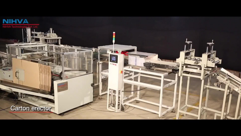 Industrial Automatic Carton Packaging Machines | NIHVA