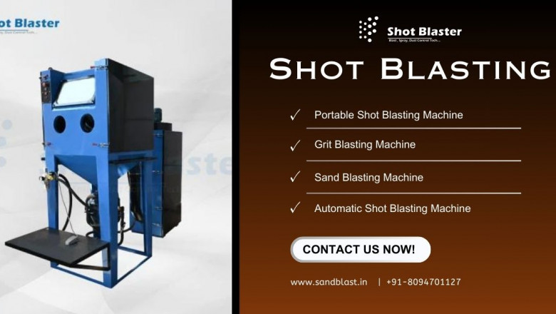 Shot Blasting Machine with Smart Abrasive Monitoring – Shop the Latest Models