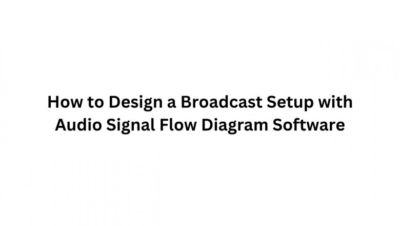 How to Design a Broadcast Setup with Audio Signal Flow Diagram Software