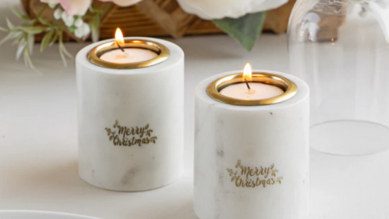 How to Create a Luxury Ambience with Marble Candle Holders