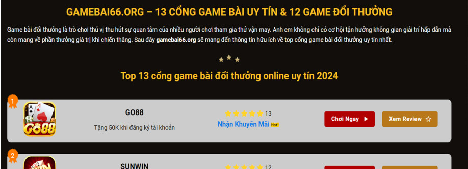 Game bài đổi thưởng 3 CỔNG GAME BÀI UY TÍN Cover Image