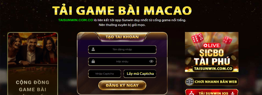 Sunwin Trang chủ tải game bài Macao Cover Image