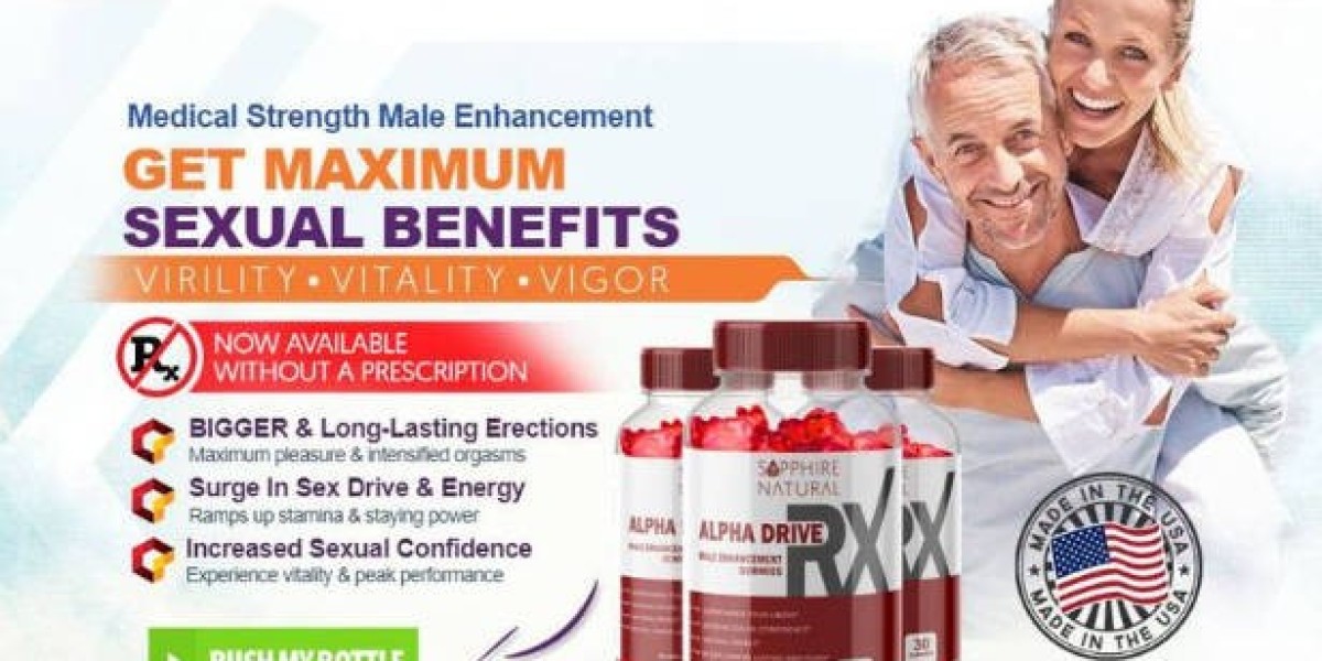 Alpha Drive RX Male Gummies Reviews: Effectively Work on Your Sexual Matters