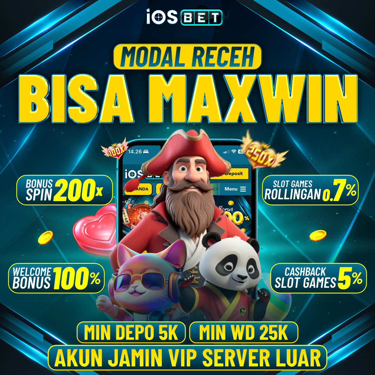 IOSBET - Bandar Slot Dengan Server Provider Pragmatic Terpercaya Hari Ini