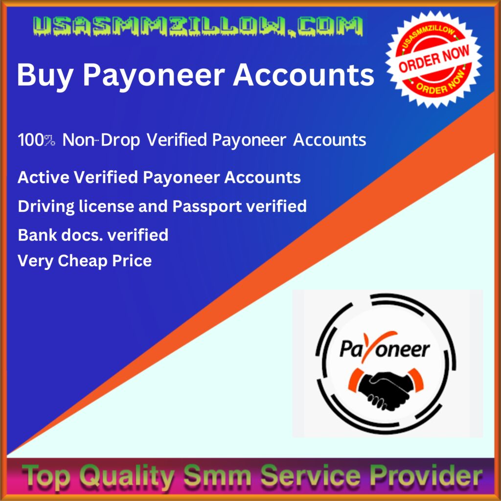 Buy Payoneer Accounts - Us Uk Ca Full Verified 100% Trusted