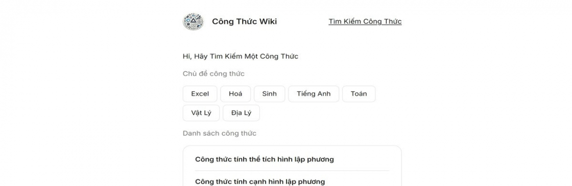 Công Thức Wiki Hi Hãy Tìm Kiếm Một Công Thức Cover Image