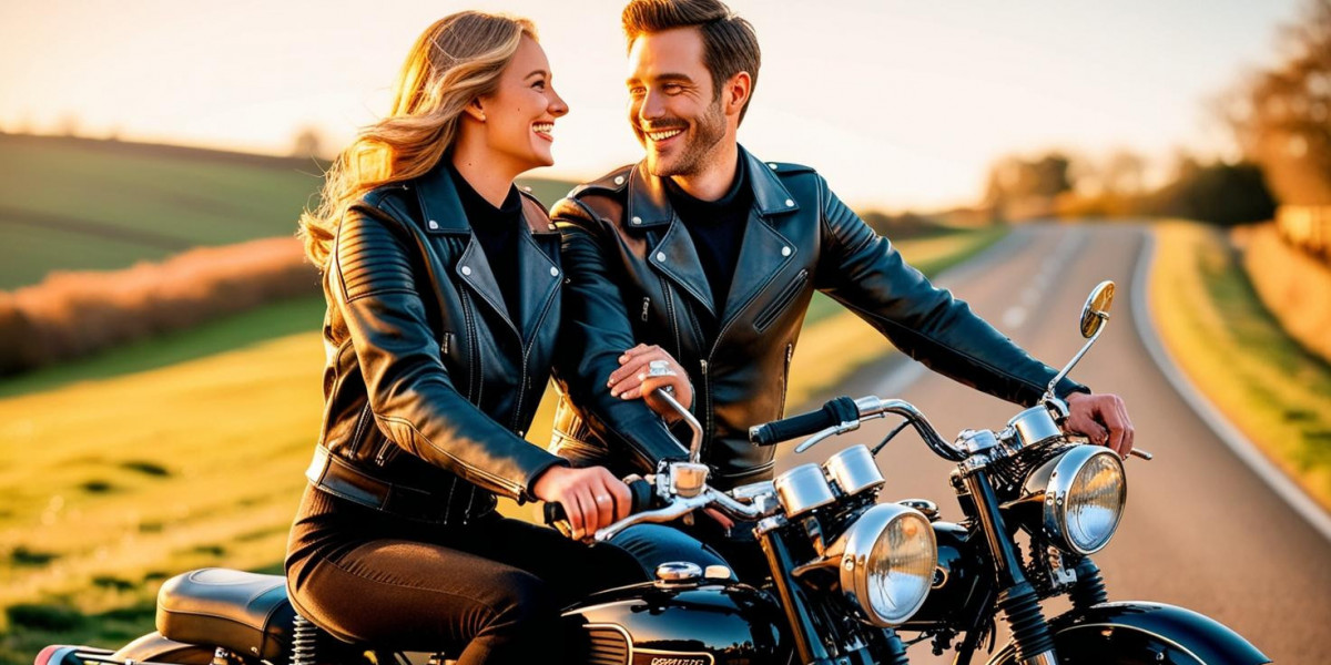 Couple Goals: Matching Biker Jackets for a Romantic Valentine's Ride