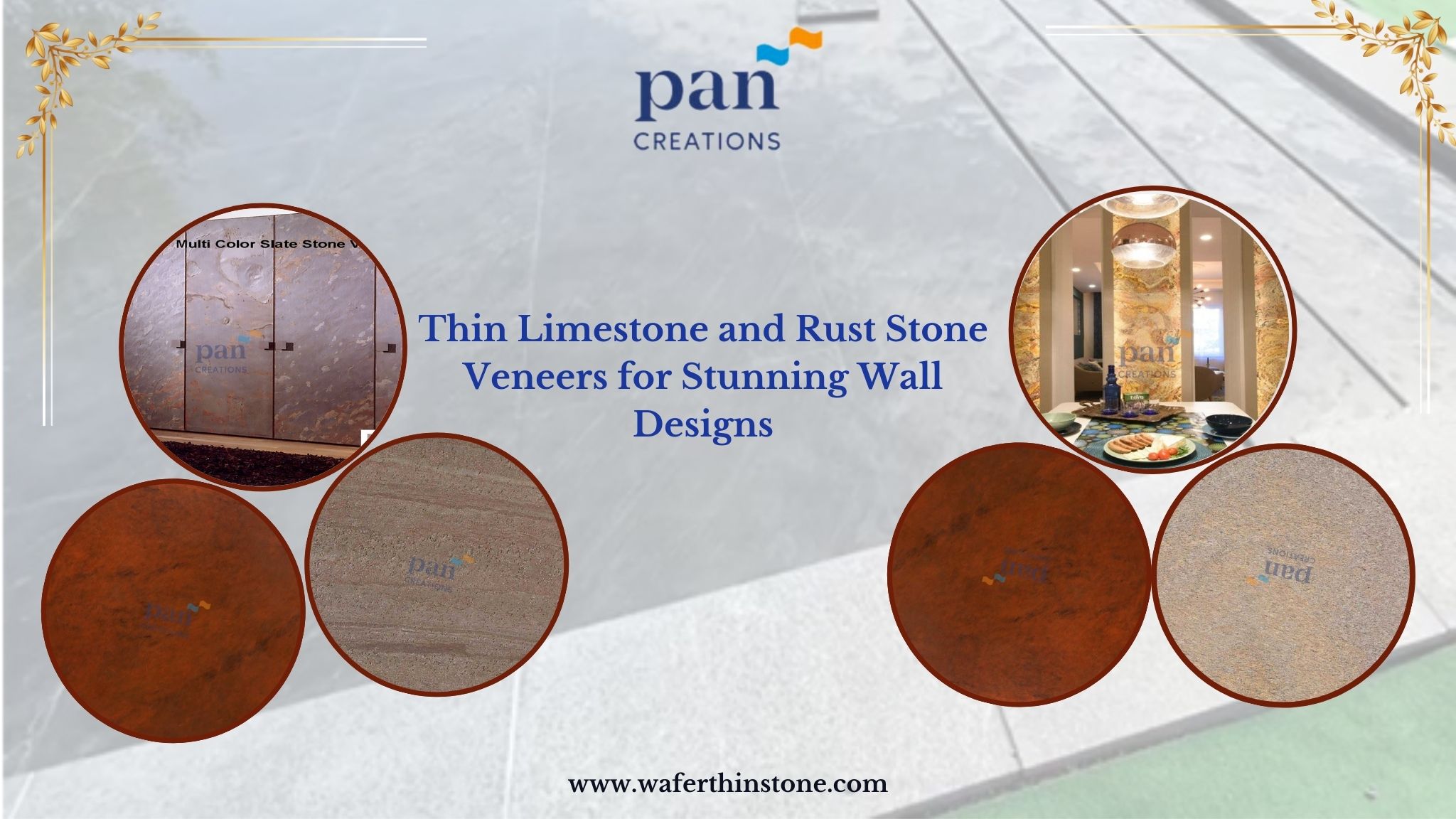 Thin Limestone and Rust Stone Veneers for Stunning Wall Designs