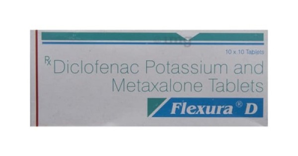 Flexura D (Diclofenac & Metaxalone): Treat short-term muscle pain