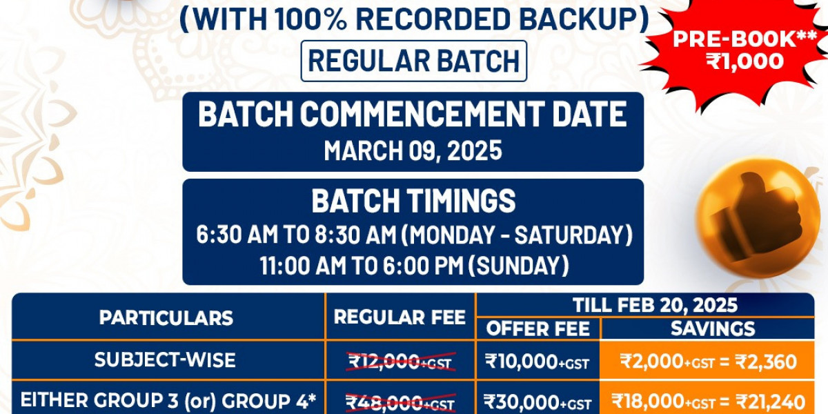 What is the Fee Structure for CMA Coaching in Coimbatore?