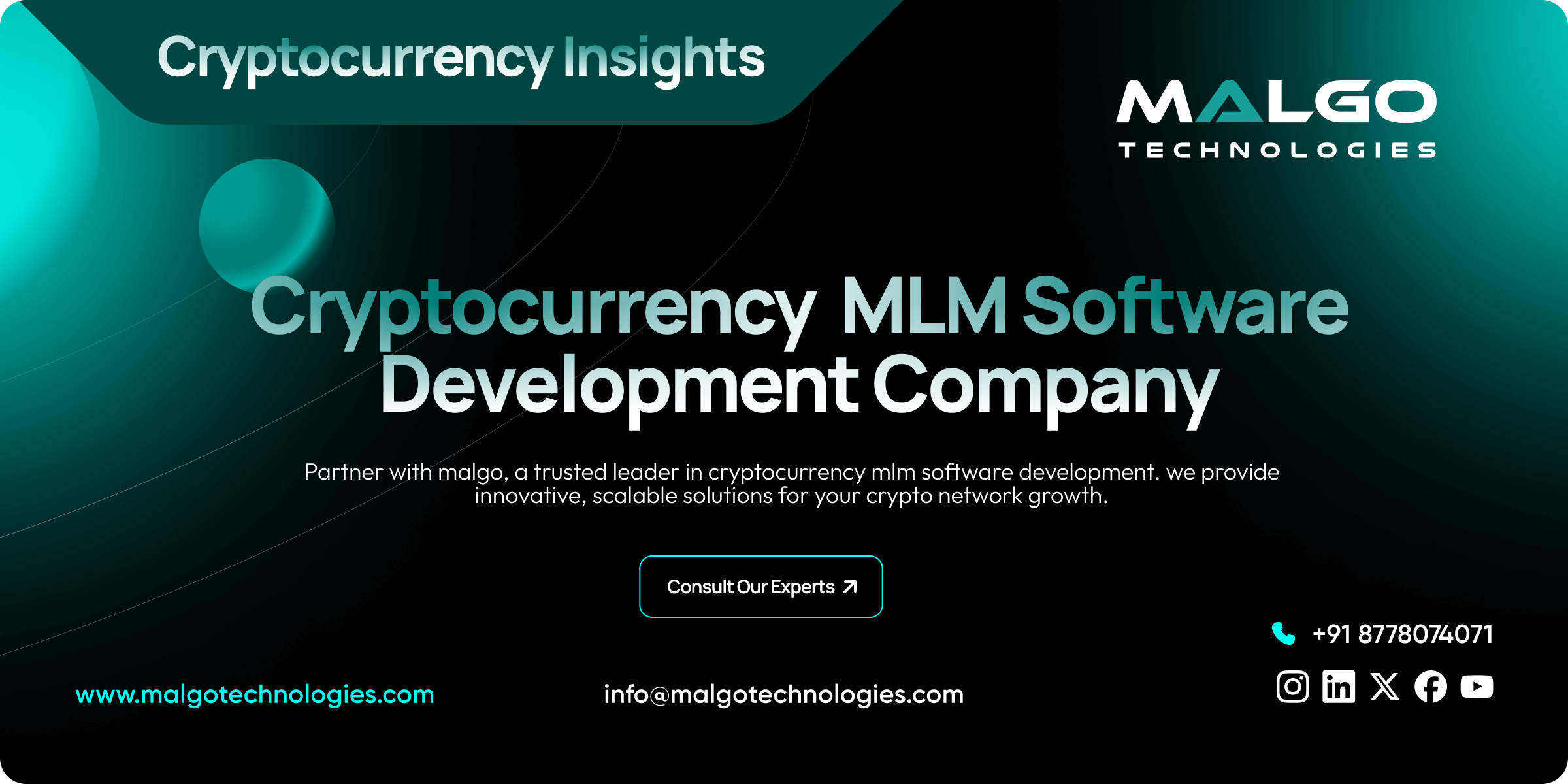 Cryptocurrency MLM Software Development Company | Malgo