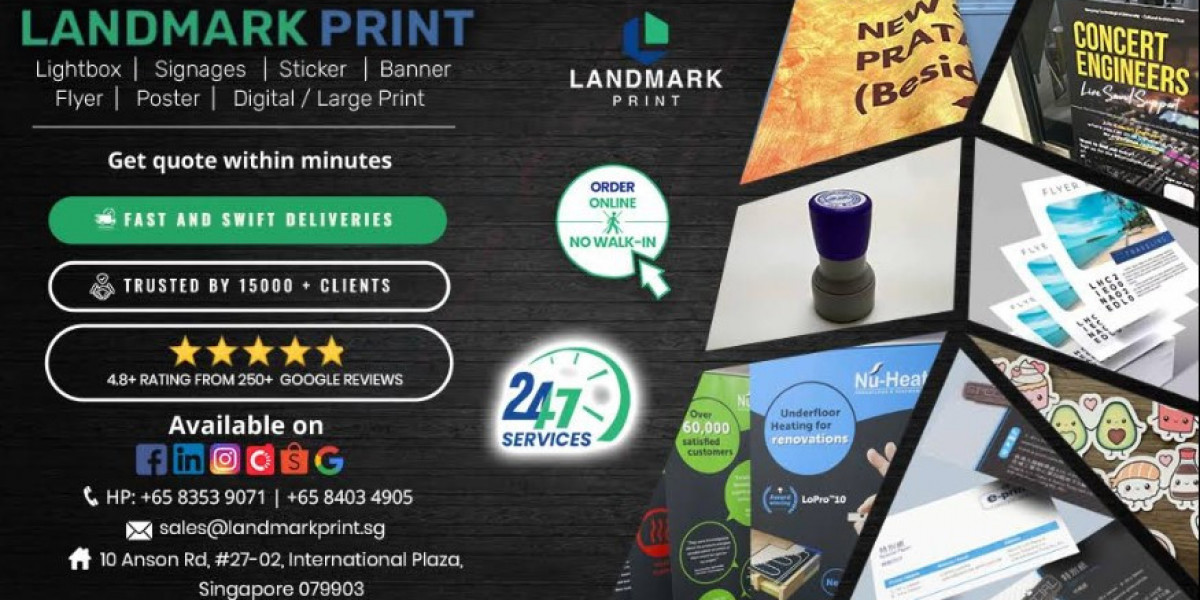 A5 Flyer Printing Singapore: Make Your Brand Unstoppable with Landmark Print!